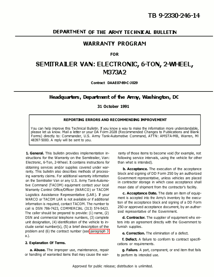 TB-9-2330-246-14 Technical Manual